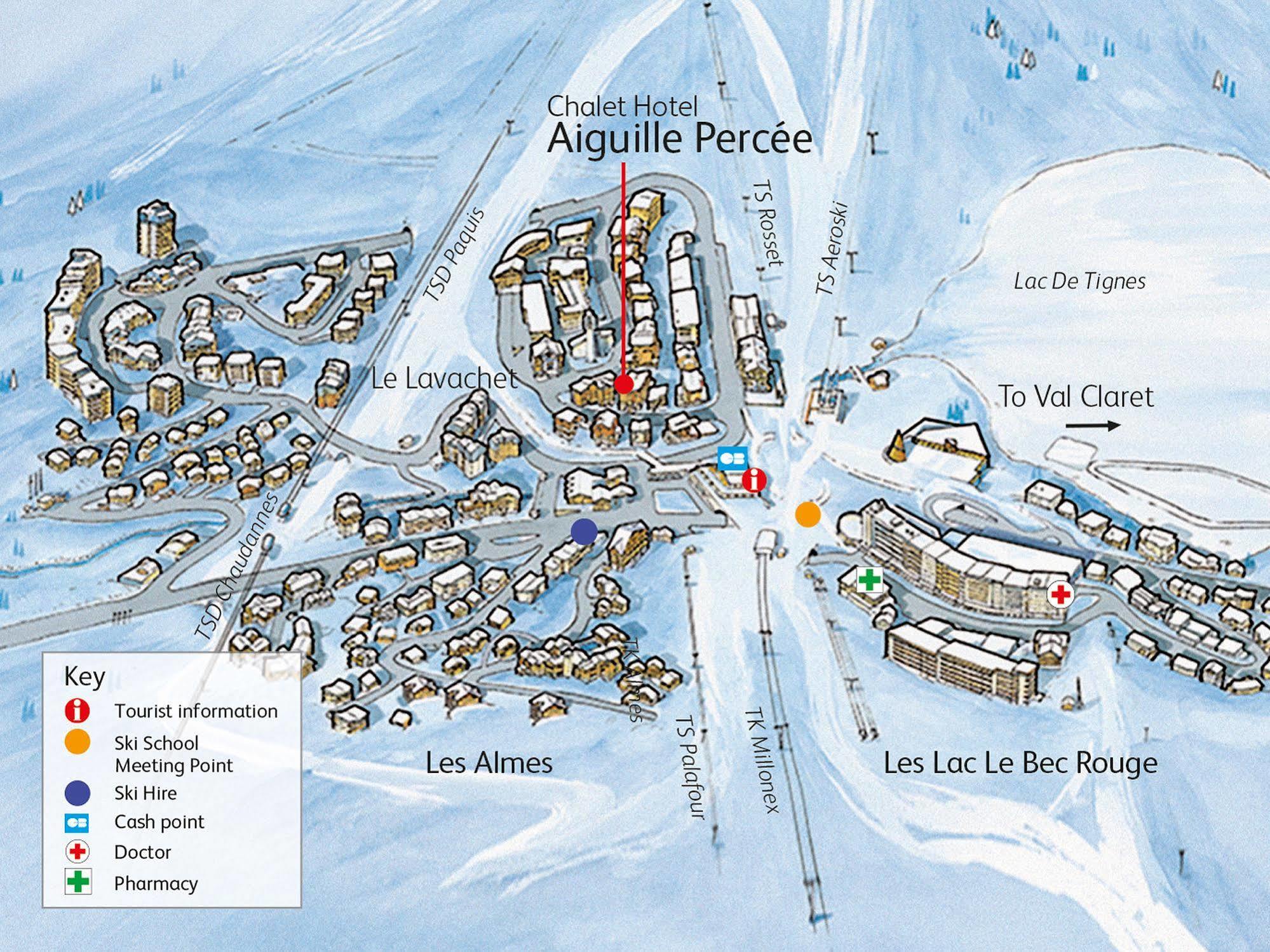 Hotel L'Aiguille Percee Tignes Exterior foto